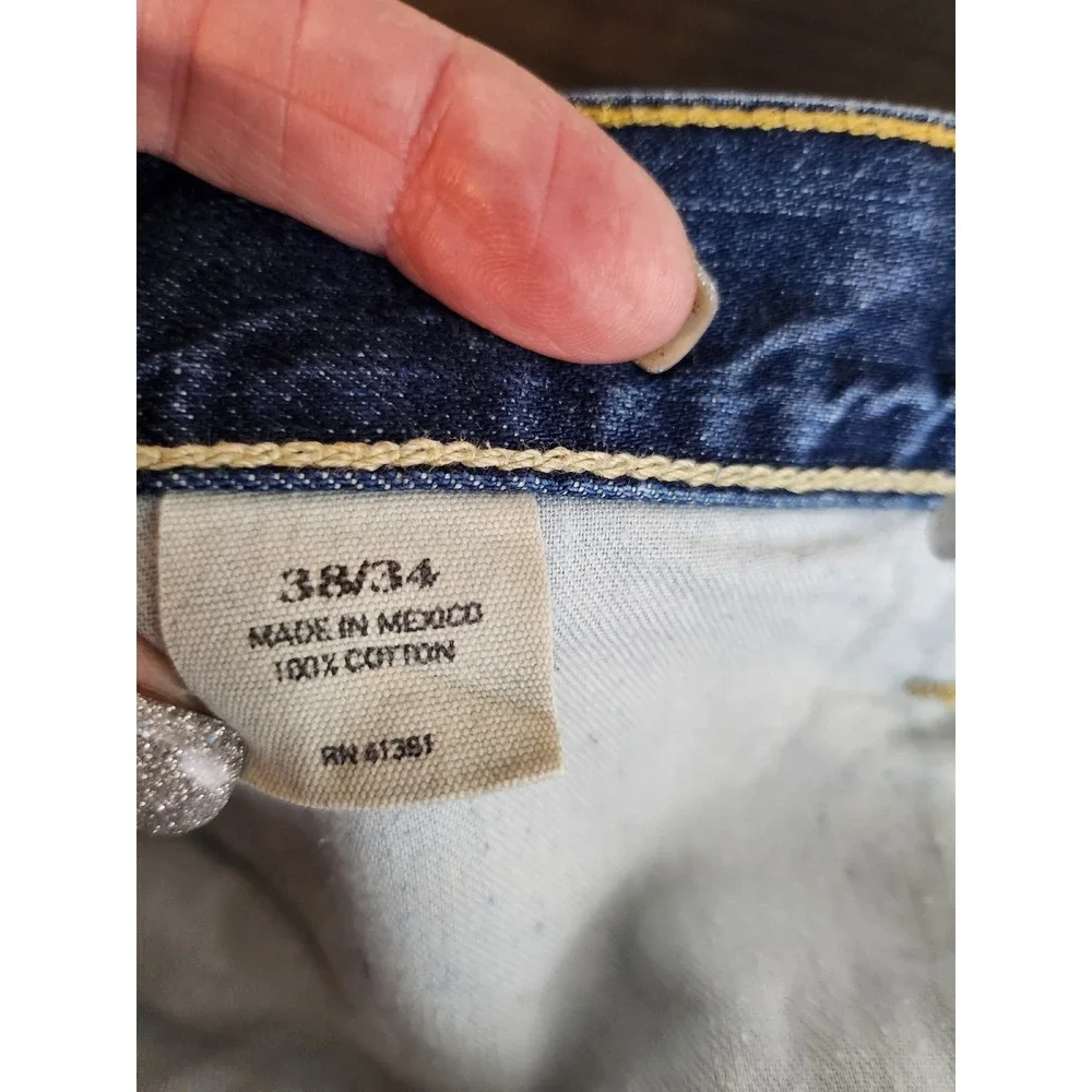 Vintage Polo Ralph Lauren Men's Blue Jeans Classic Fit 867 38x34  Rare‎
